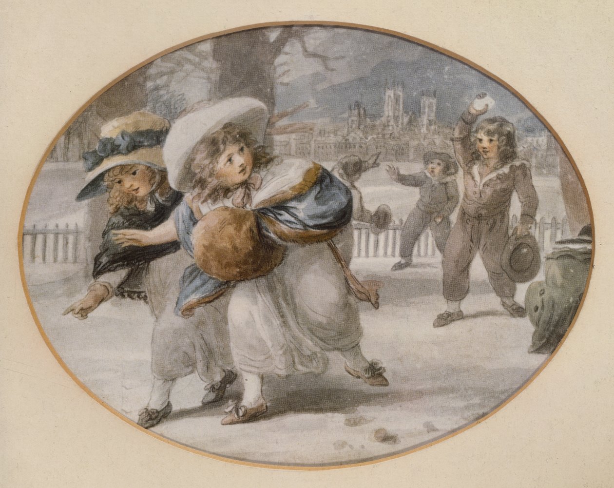 Bataille de boules de neige - William Hamilton