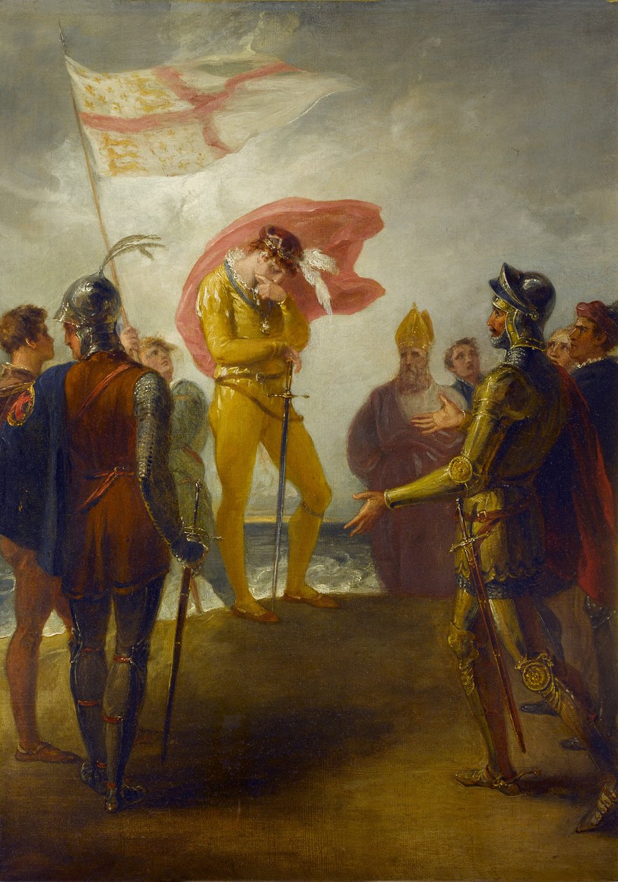Le débarquement de Richard II à Milford Haven, c.1793-1800 - William Hamilton