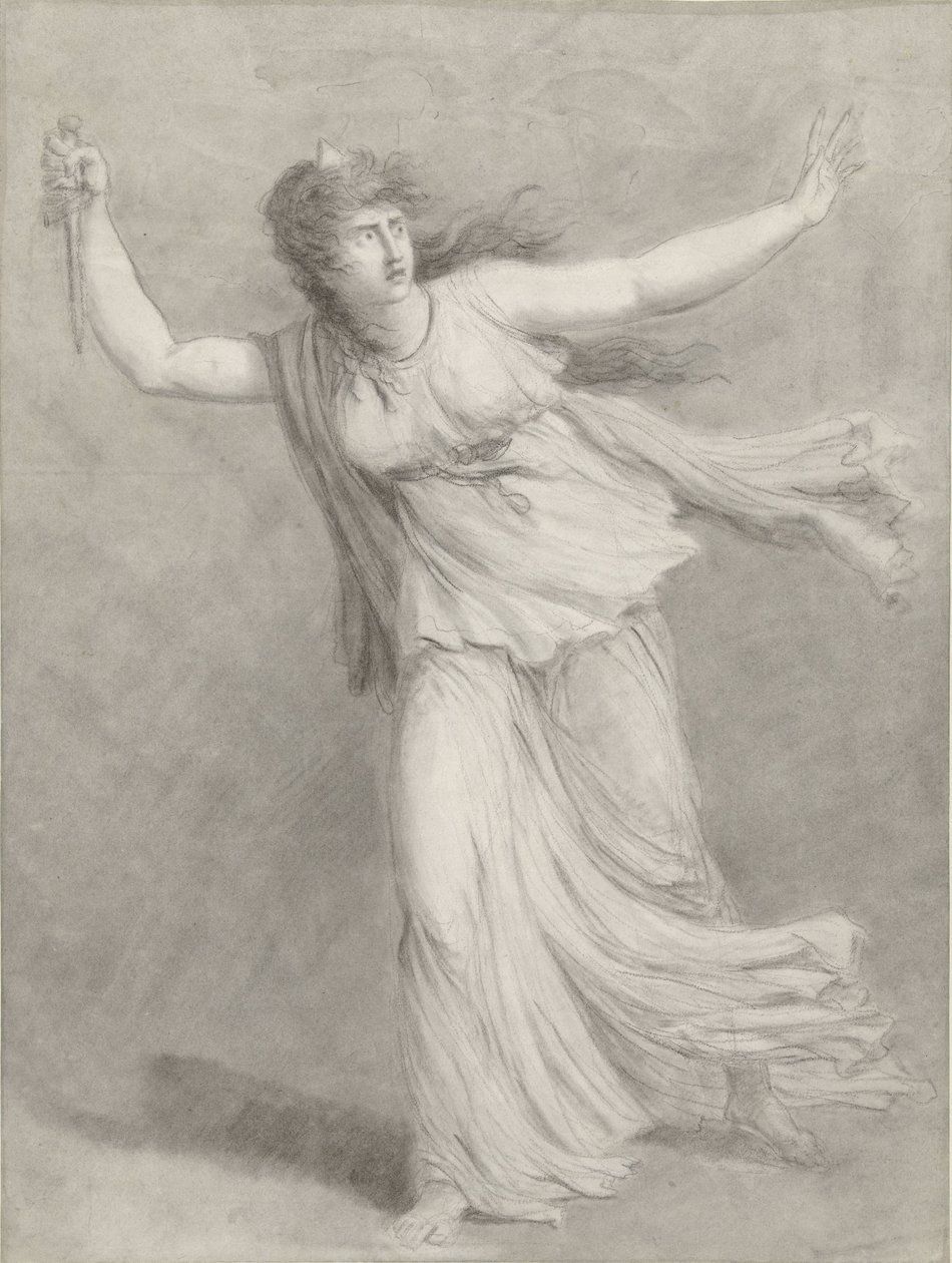 Actrice Sarah Siddons dans le rôle d