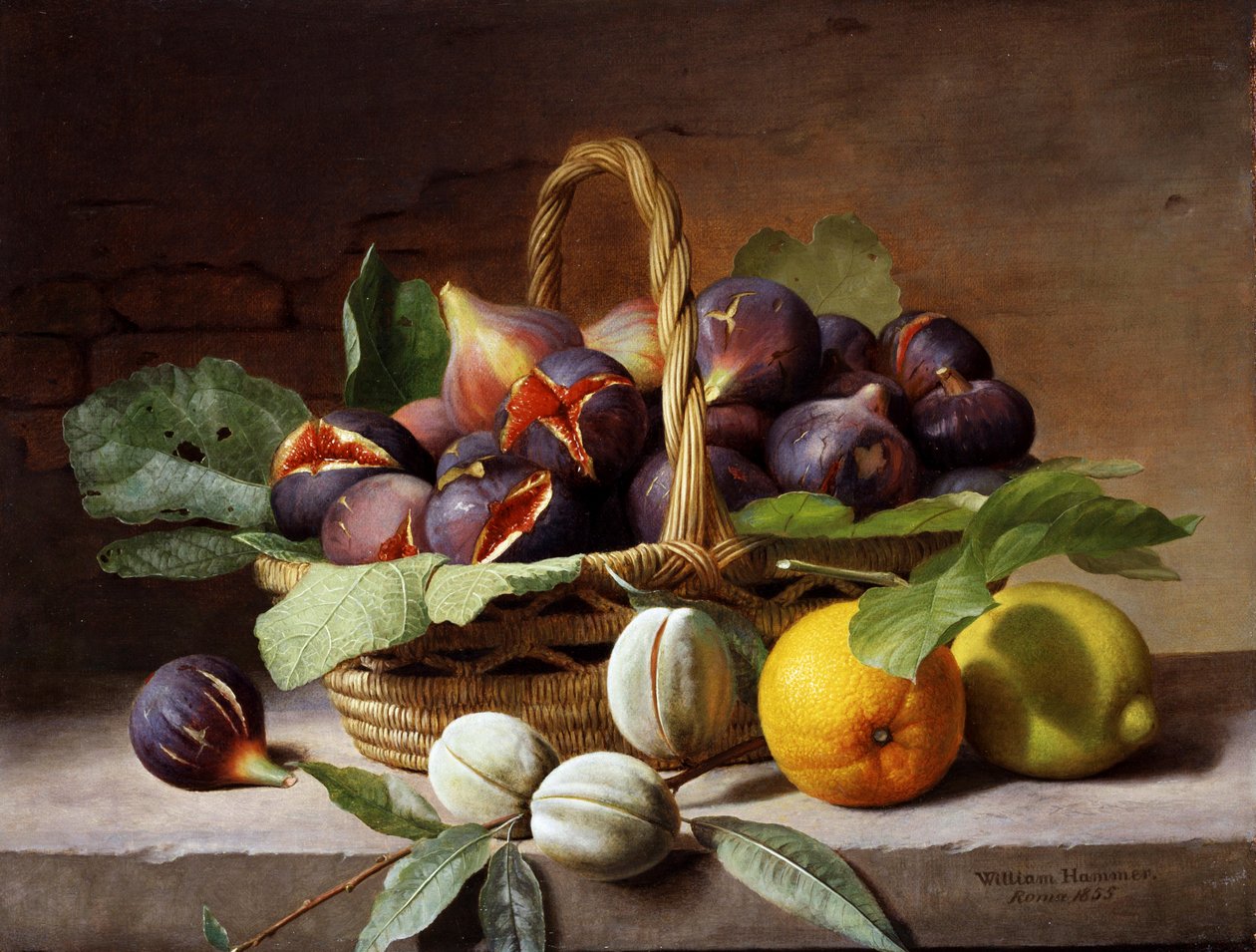 Nature morte aux figues et aux noix - William Hammer