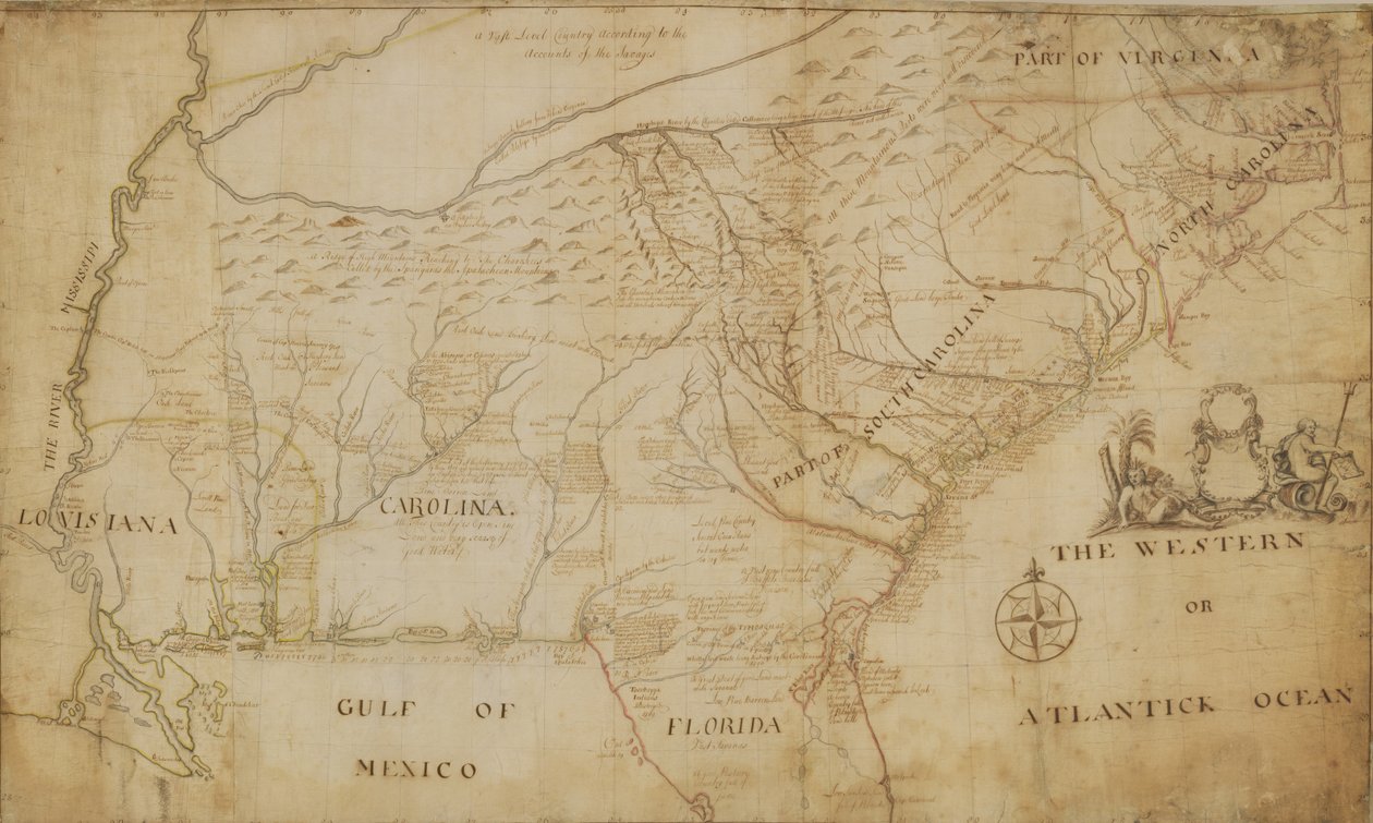 Carte de la partie sud-est de l