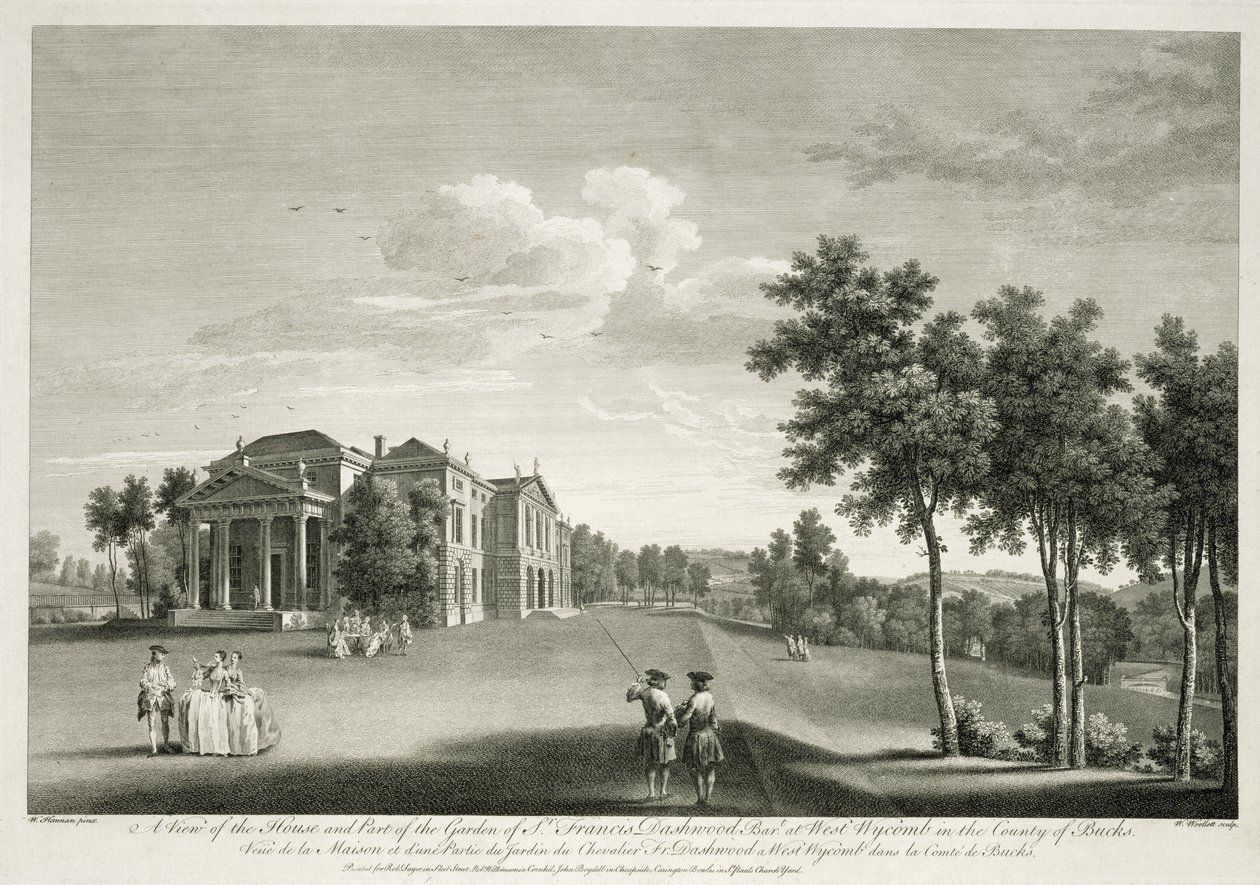 Vue de la maison et d
