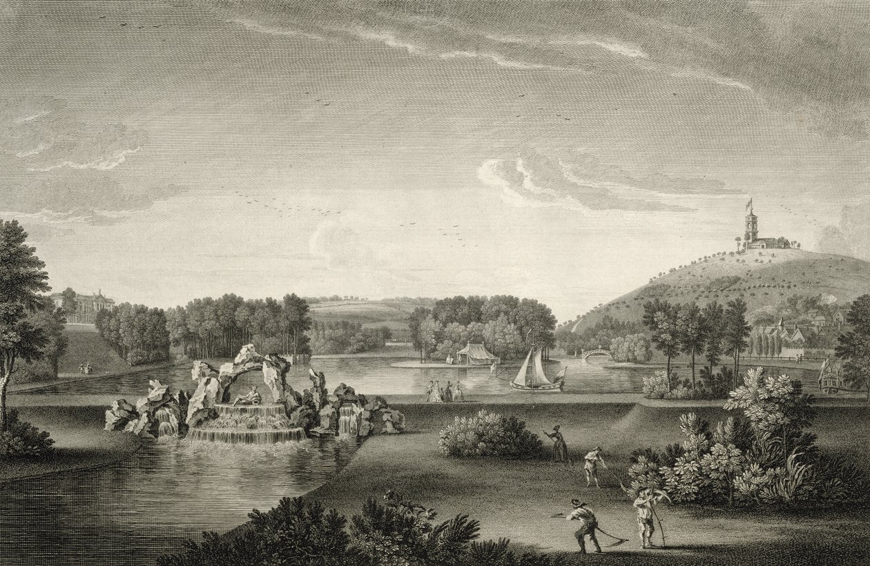 West Wycombe Park, gravé par William Woollett - William Hannan