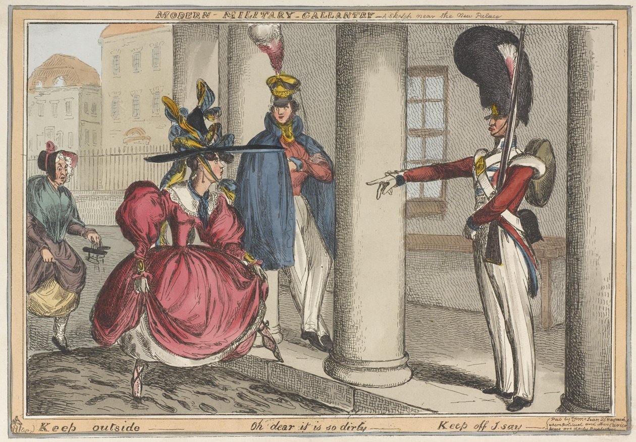 Modern Military Gallantry - Un croquis près du nouveau palais Gardez dehors - Oh mon dieu, c