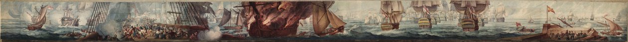 Panorama de la bataille de Trafalgar, c.1820 - William Heath