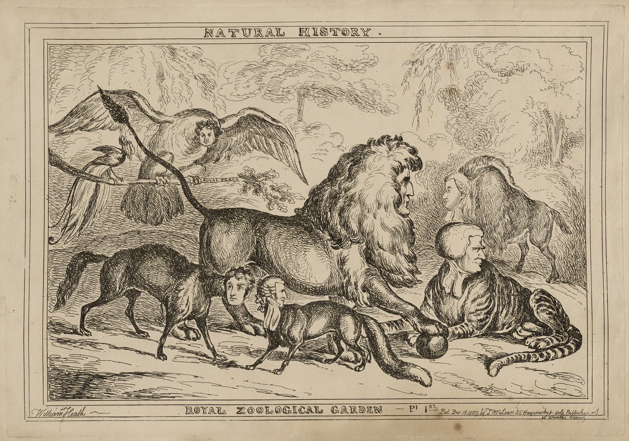 Jardin zoologique royal, publié le 15 décembre - William Heath