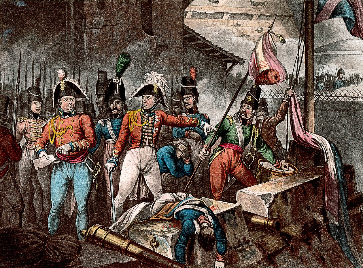Le duc de Wellington à la prise de Ciudad Rodrigo, Espagne, Guerre péninsulaire, 1812 c1818 - William Heath