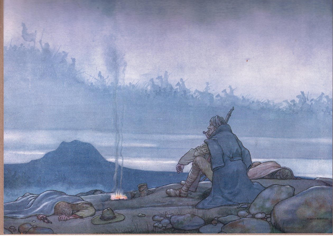 Suivre après-suivre après-pour la récolte est semée - William Heath Robinson