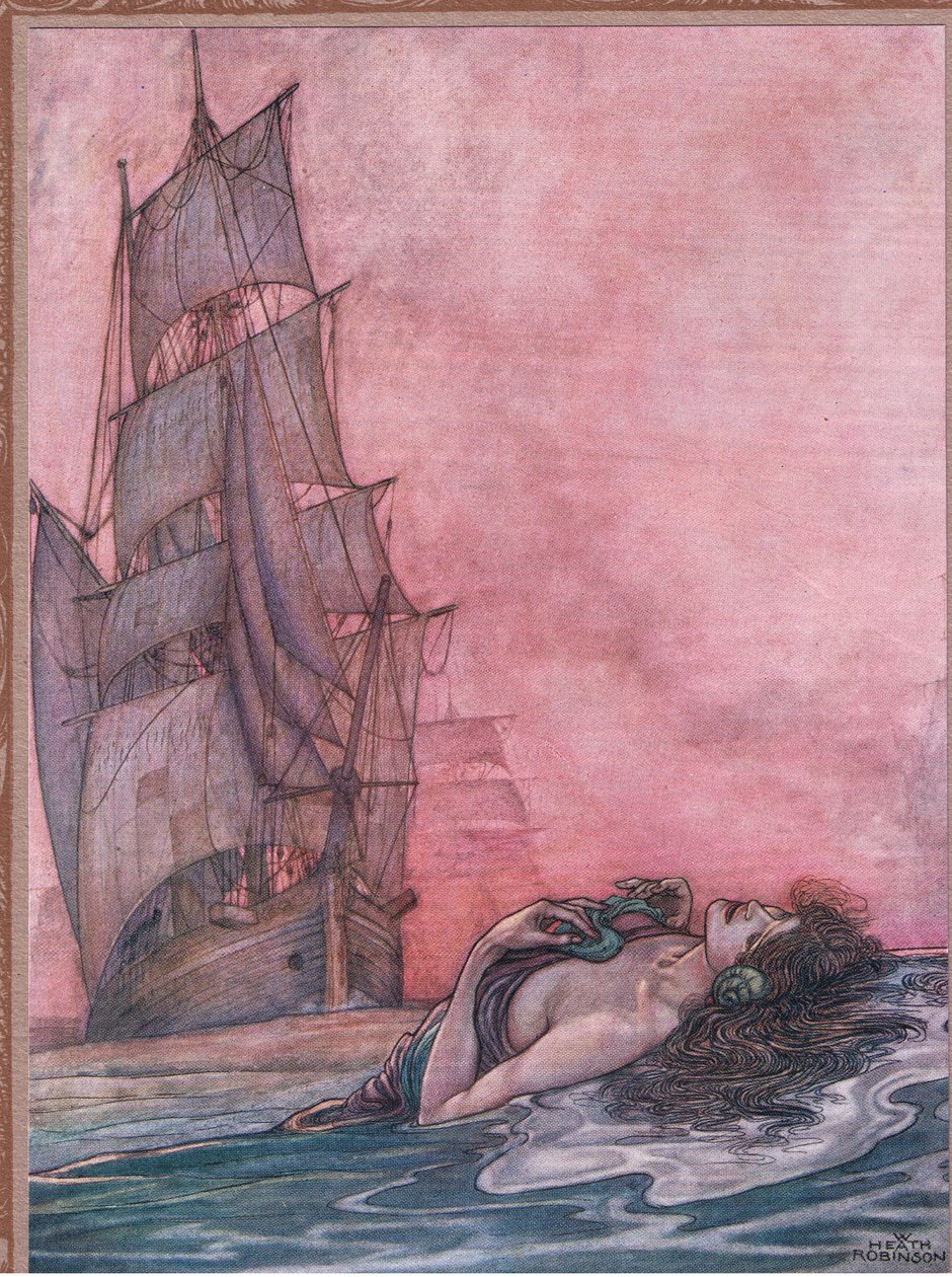 Elle nous appelle, toujours affamés - William Heath Robinson