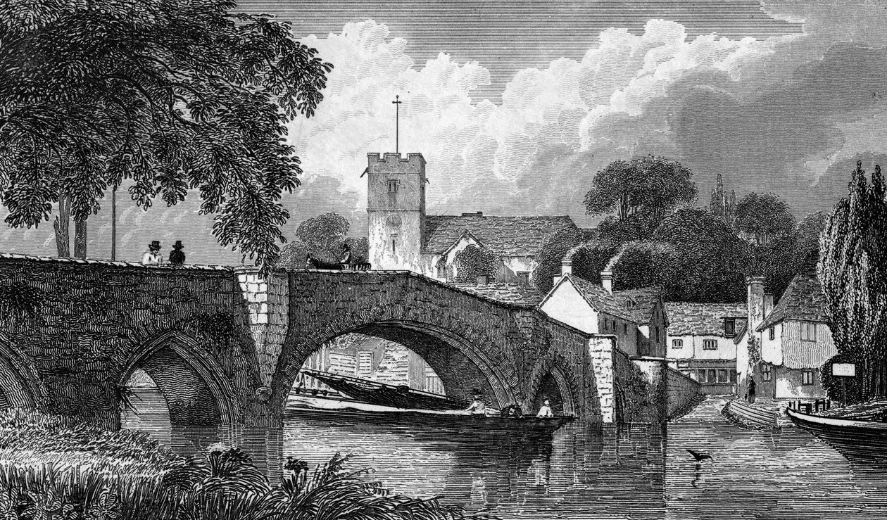 Église et pont d