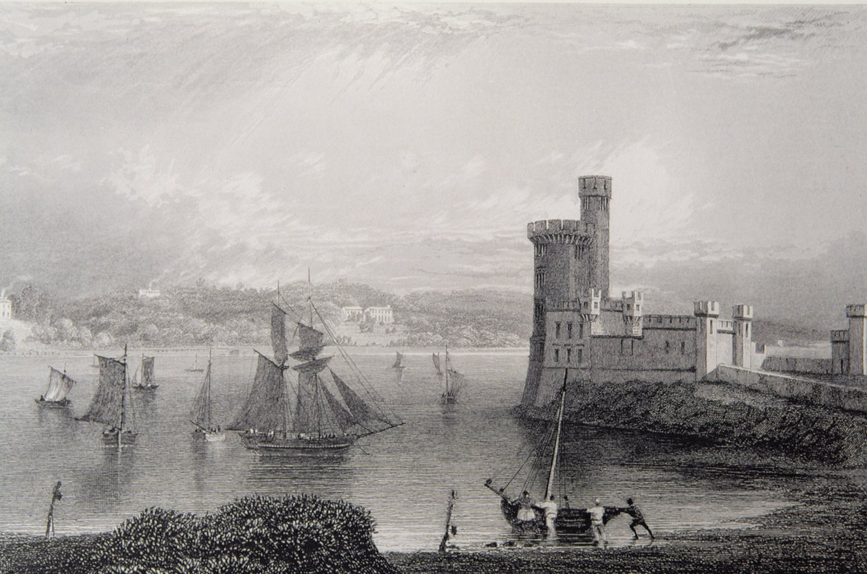 Château de Black Rock, près de Cork, Irlande, années 1830 - William Henry Bartlett