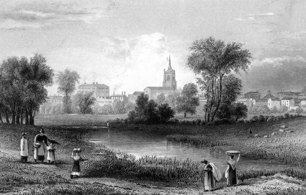 Chelmsford, Essex, gravé par John Rogers, 1831 - William Henry Bartlett