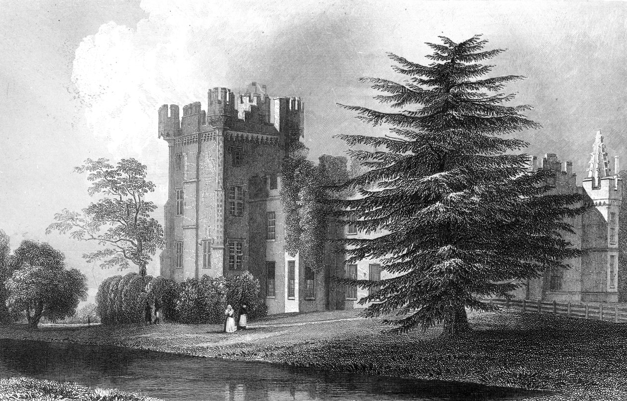 Faulkbourn Hall, près de Whitham, Essex, gravé par Henry Wallis, 1832 - William Henry Bartlett