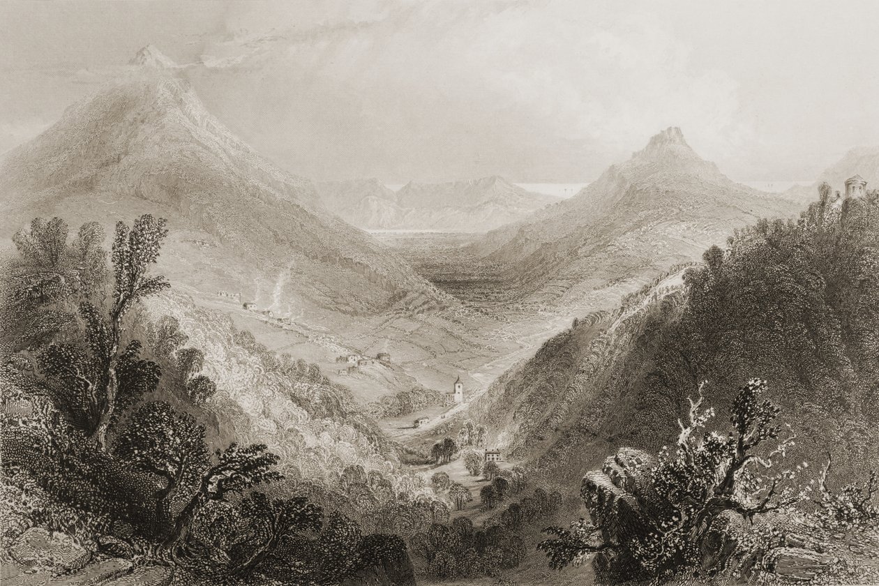 Vallée des Downs, comté de Wicklow, Irlande, de 