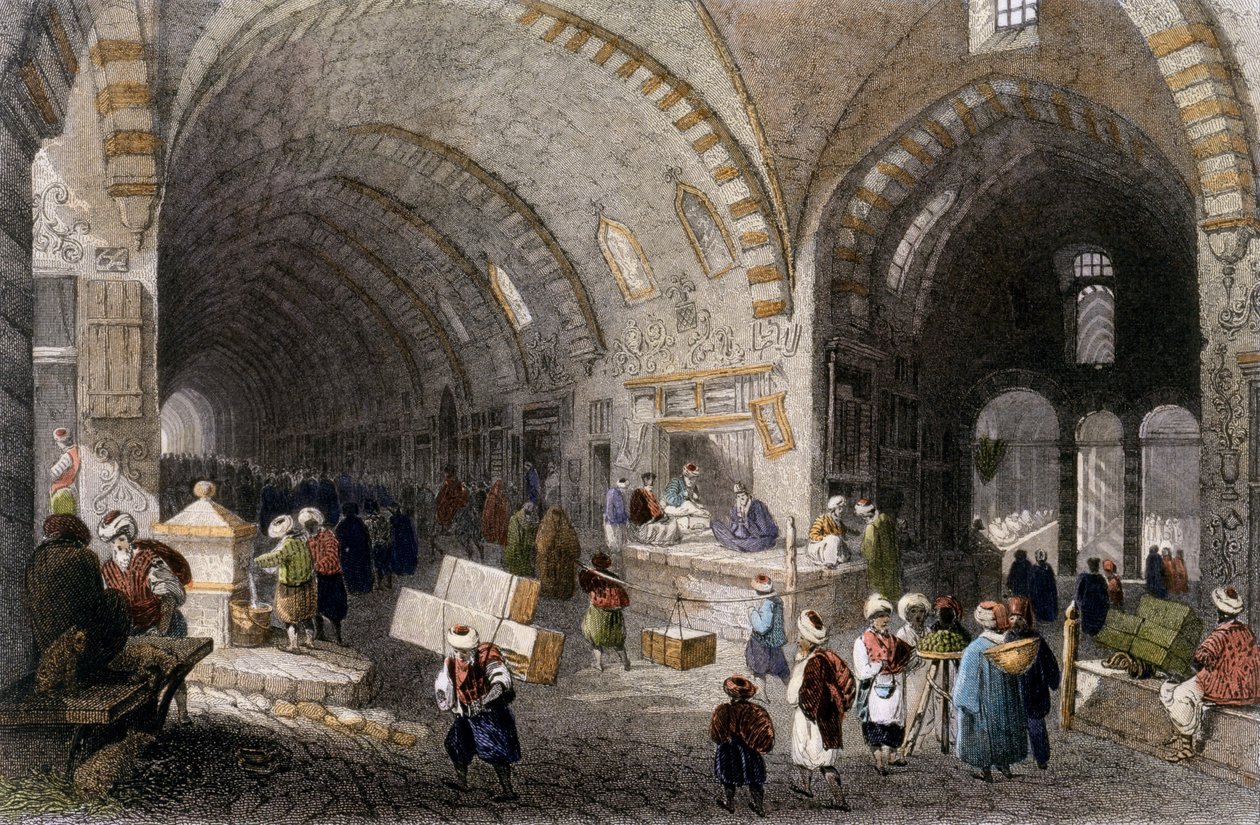 Grande avenue dans le Tchartchi, 1850 - William Henry Bartlett