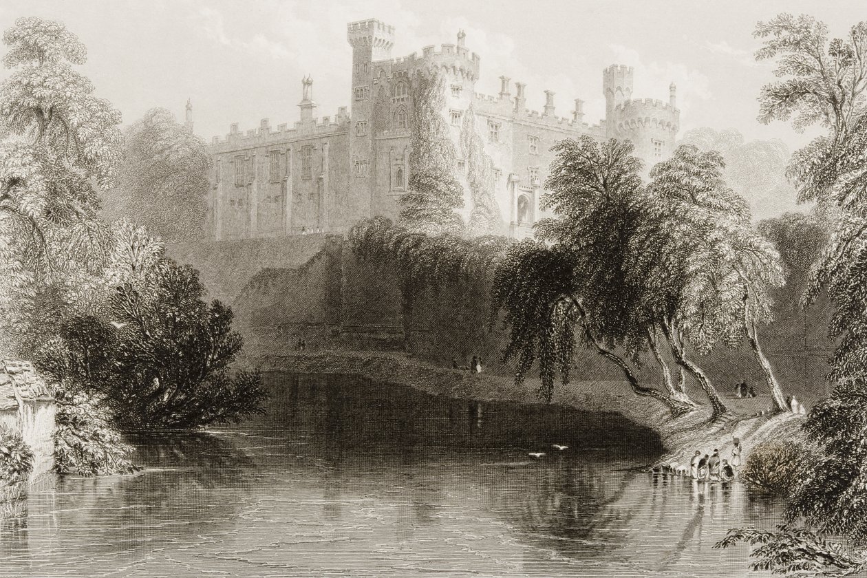 Château de Kilkenny, comté de Kilkenny, Irlande, de 