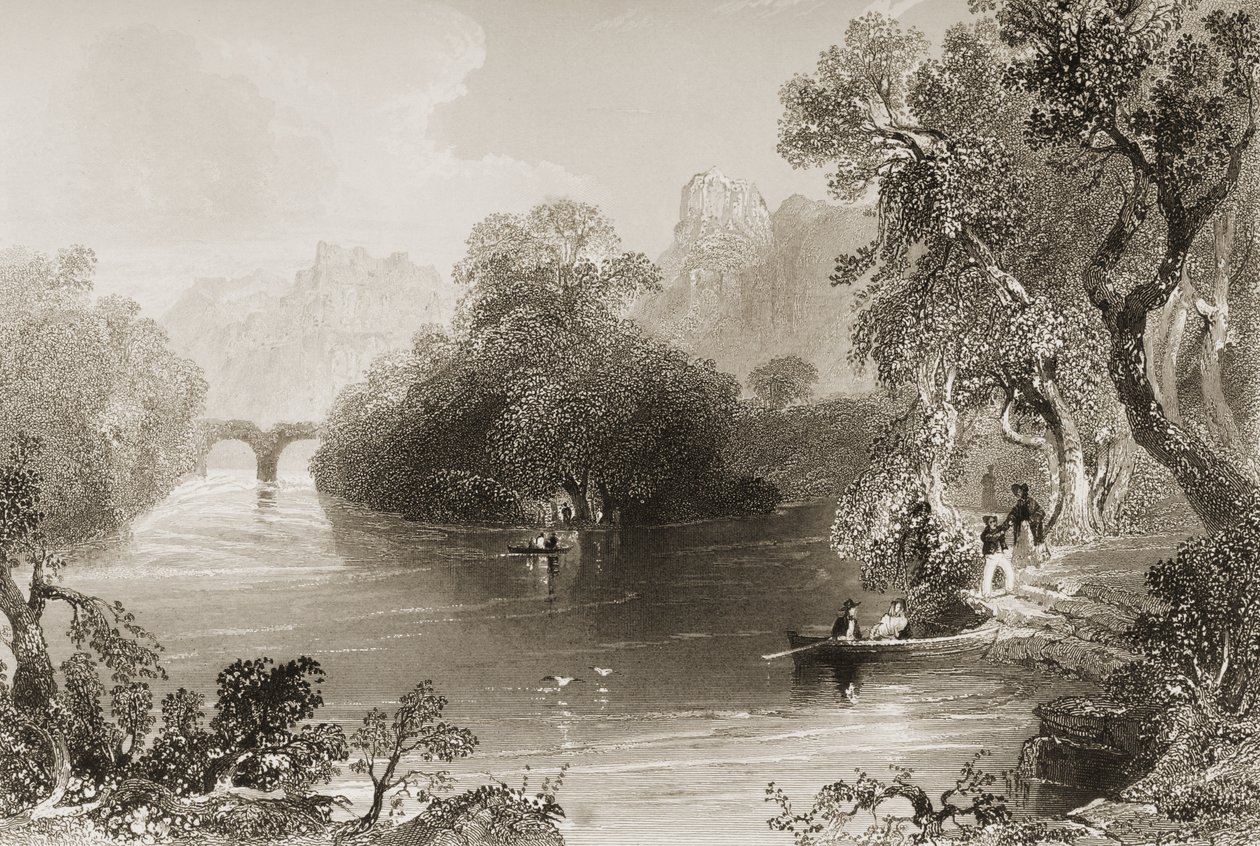 Killarney, Old Weir Bridge, comté de Killarney, Irlande, de 
