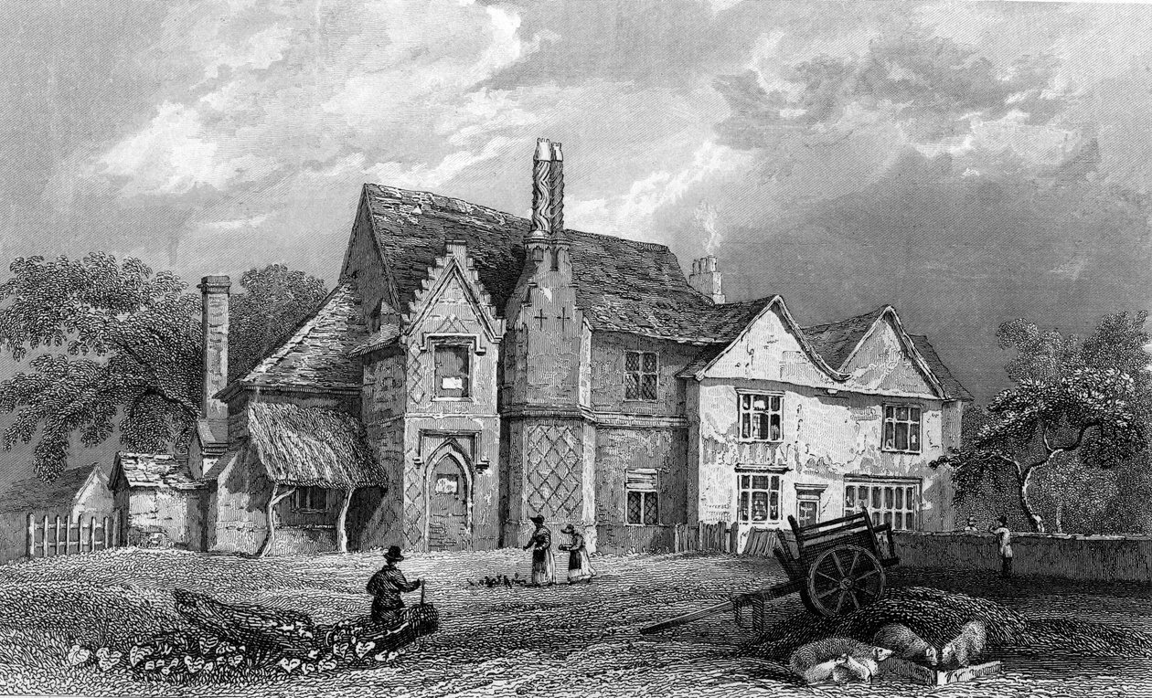 Little Warley Hall, Essex, gravé par Henry Adlard, 1833 (gravure) - William Henry Bartlett