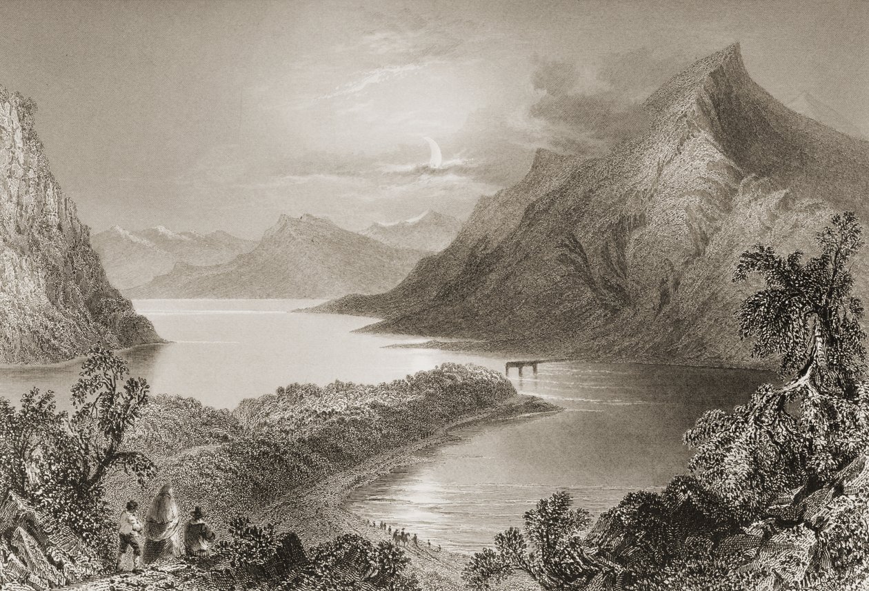 Lough Inagh, Connemara, Comté de Galway, de 