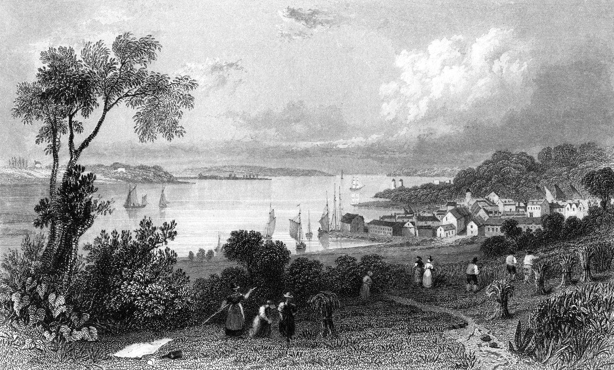 Manningtree, Essex, gravé par Charles Mottram, 1832 - William Henry Bartlett