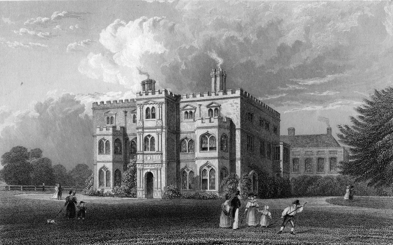 Marks Hall, Coggeshall, Essex, gravé par John Carr Armytage, 1833 - William Henry Bartlett