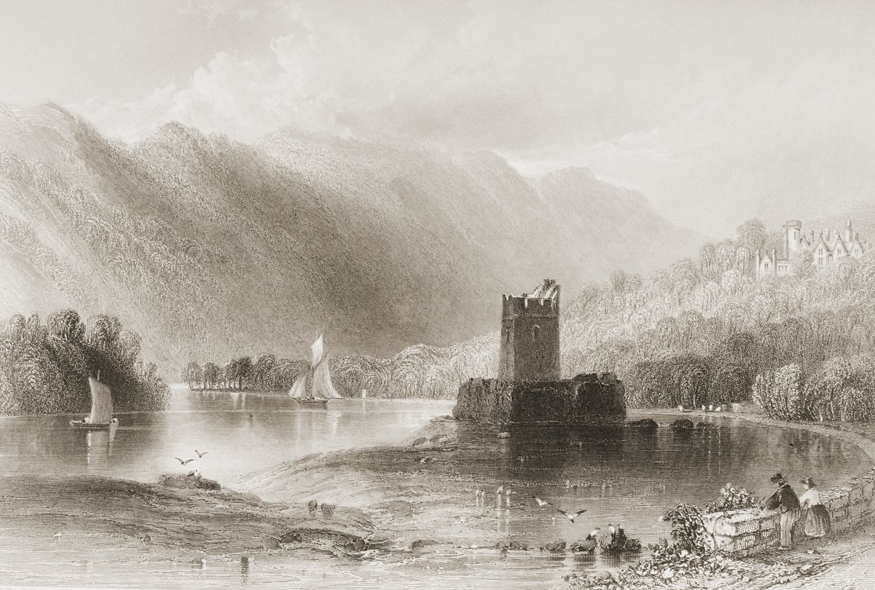 Château de Narrow Water, comté de Down, Irlande du Nord, extrait de 