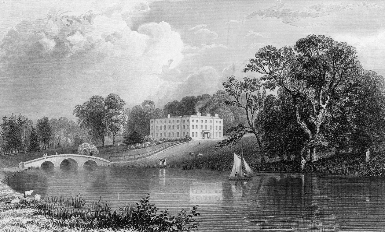 Rivenhall Place, Essex (gravé par John Carr Armytage, 1831) - William Henry Bartlett