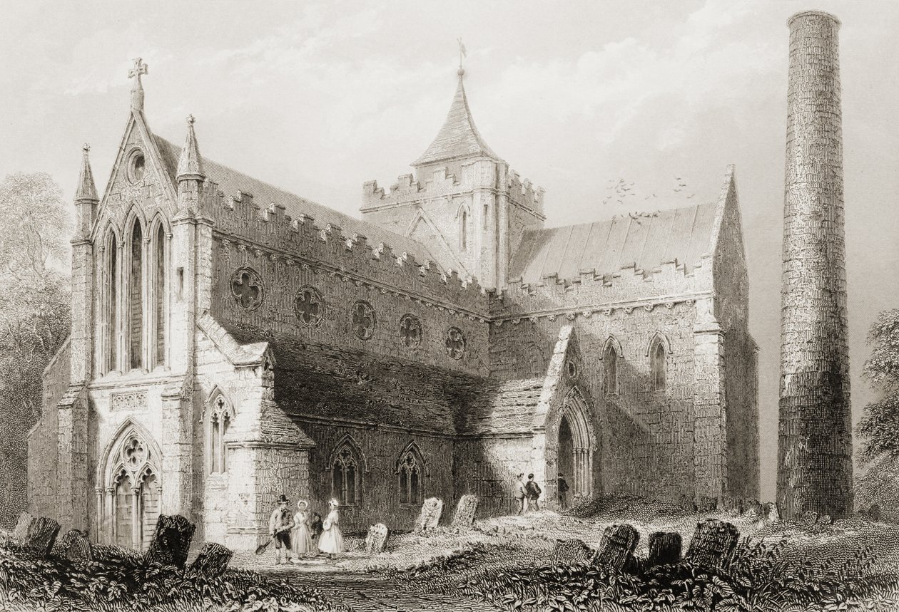 Cathédrale Saint-Canice, Kilkenny, comté de Kilkenny, Irlande, de 