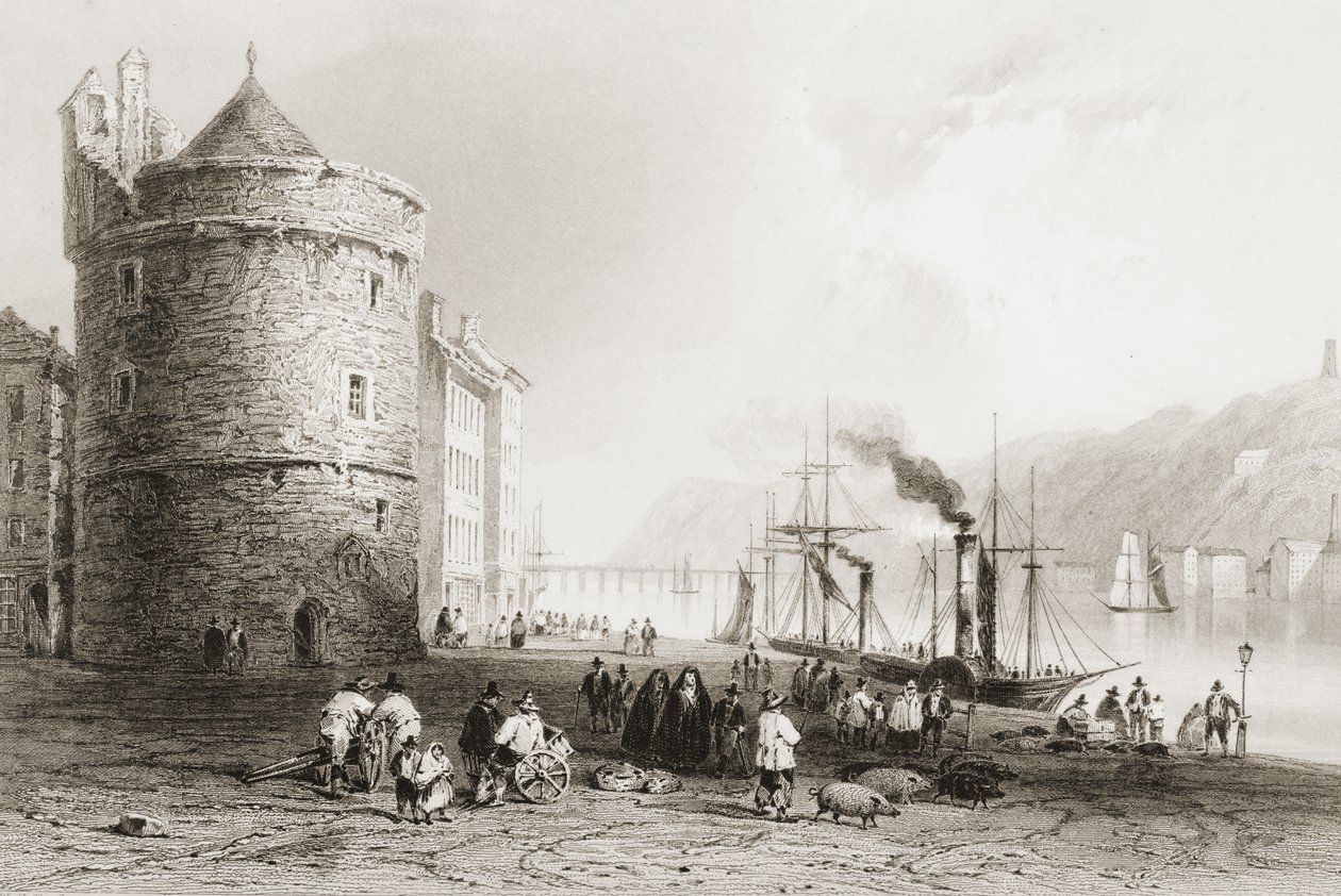 Le Quai à Waterford, Irlande, de 