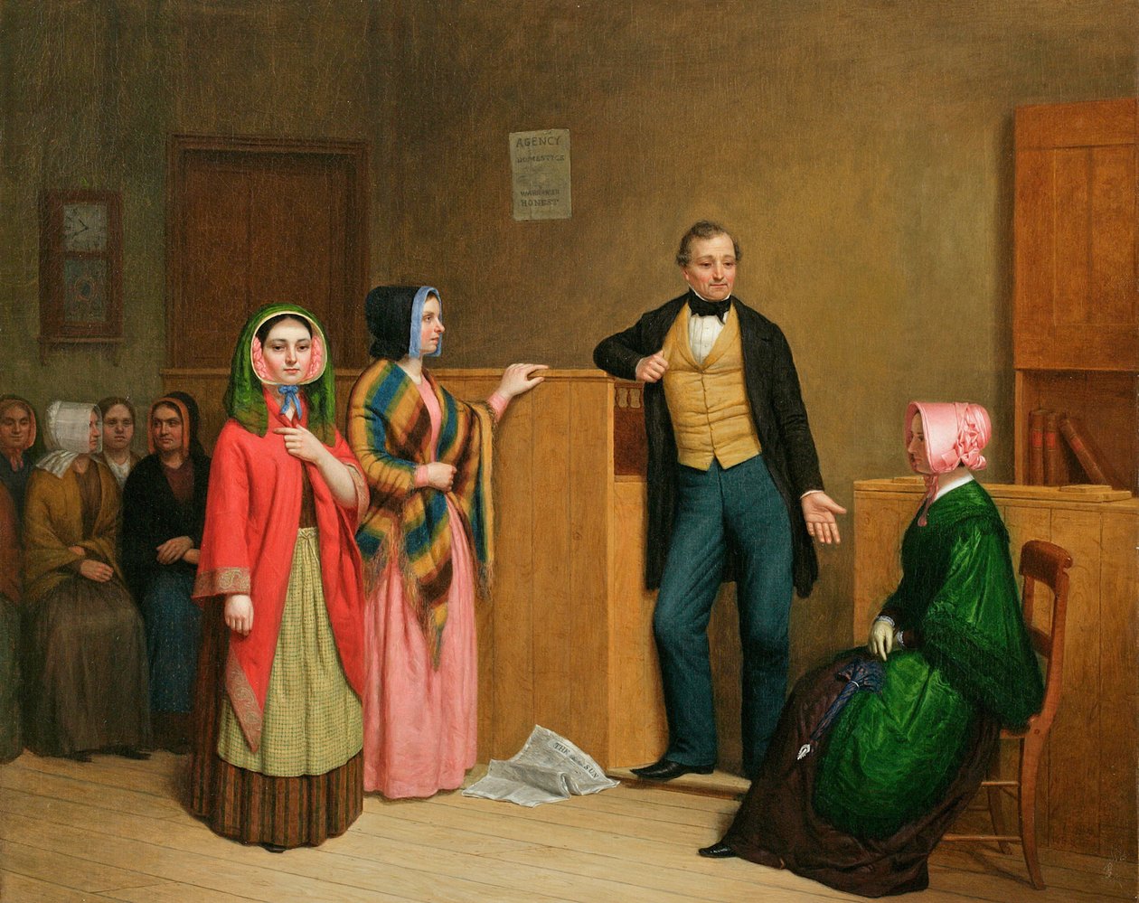 Un bureau de placement pour femmes - William Henry Burr