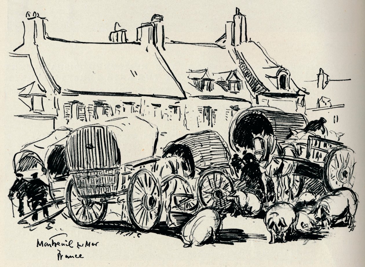 Montreuil-Sur-Mer, France, vers 1907 - William Henry Charlton