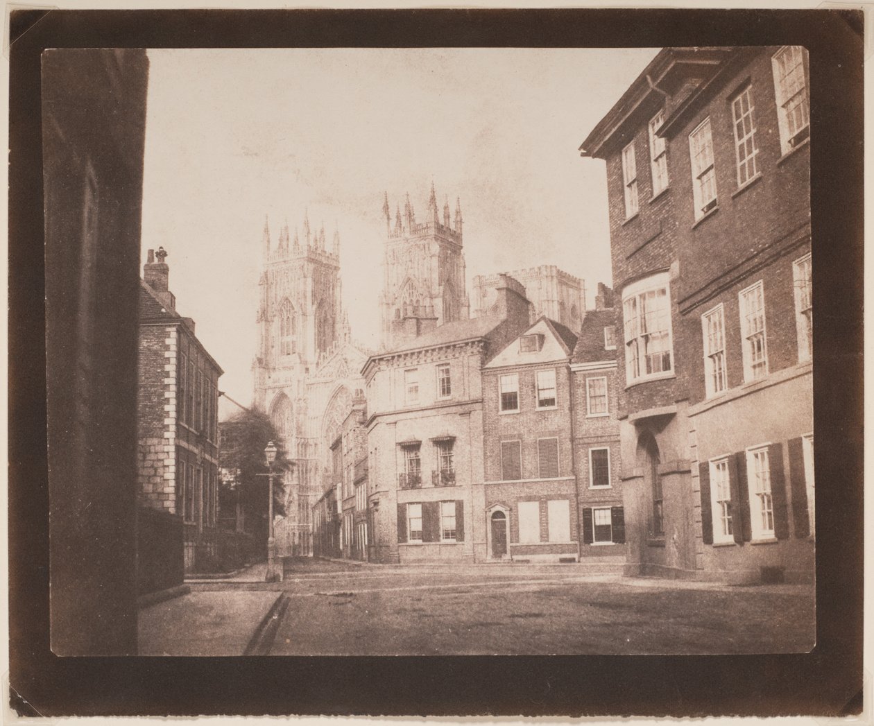 Une scène à York - York Minster depuis Lop Lane - William Henry Fox Talbot