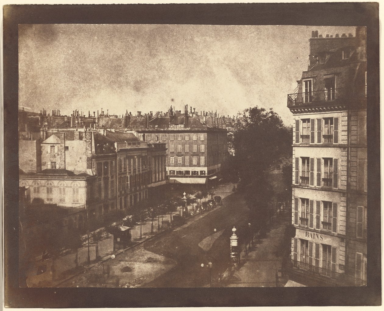 Vue aérienne de Paris - William Henry Fox Talbot