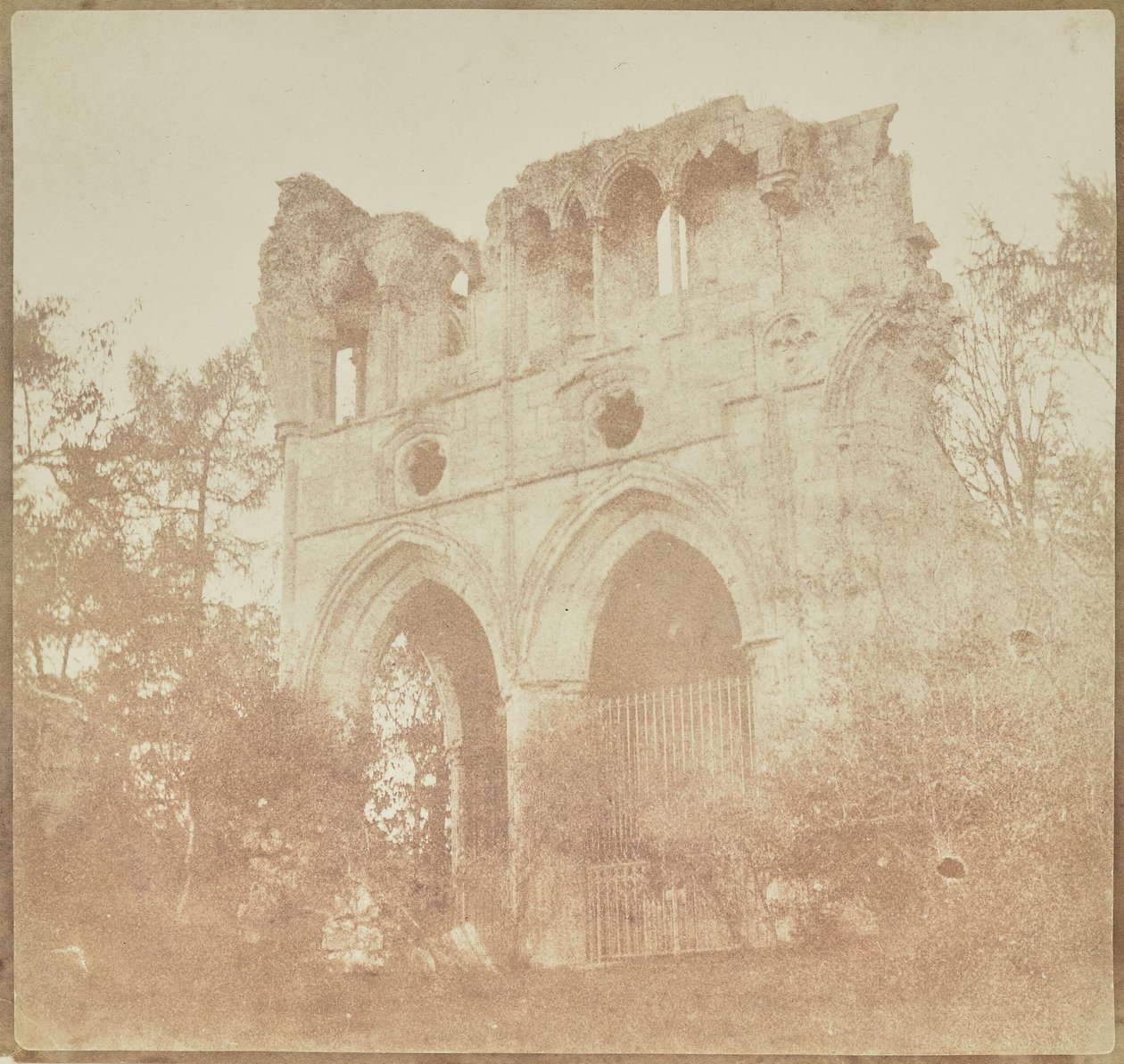 Abbaye de Dryburgh, tombe de Sir Walter Scott - William Henry Fox Talbot