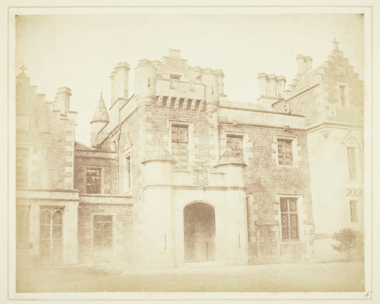 Porte du hall, Abbotsford - William Henry Fox Talbot