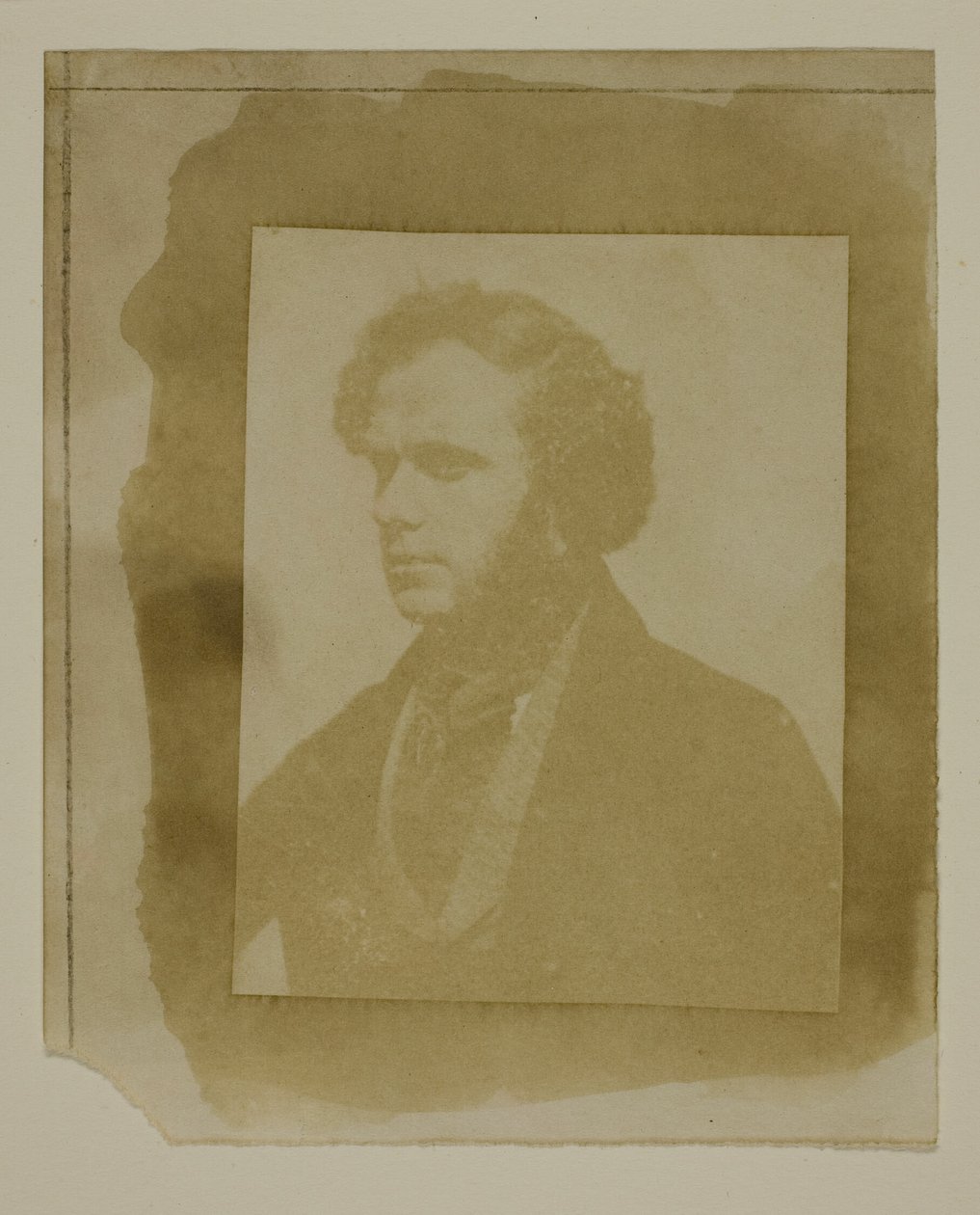 Portrait de Henneman de profil - William Henry Fox Talbot