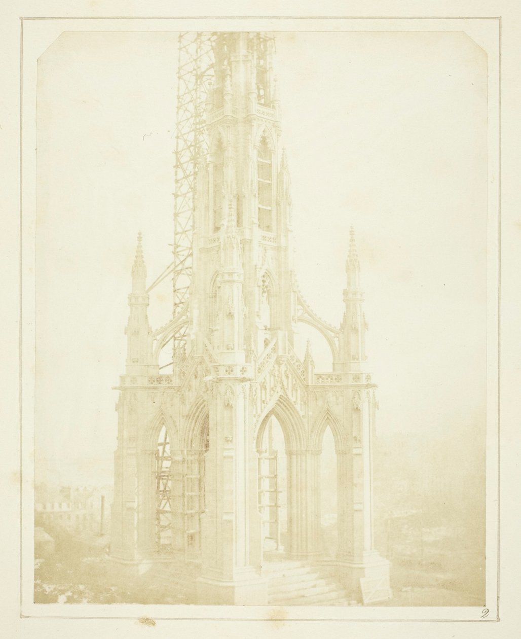Monument de Sir Walter Scott, Édimbourg, tel qu