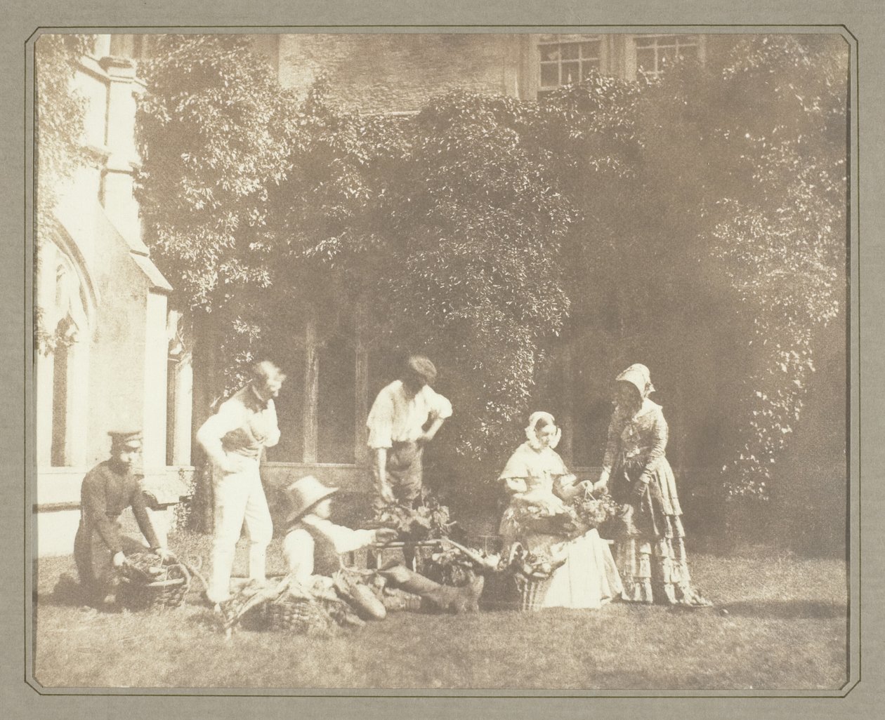 Les vendeurs de fruits - William Henry Fox Talbot