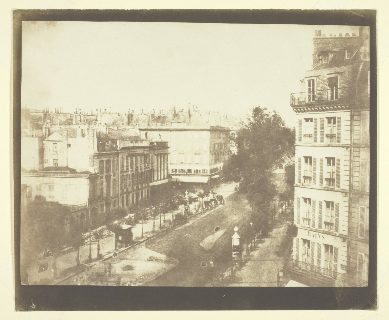 Vue des boulevards de Paris - William Henry Fox Talbot