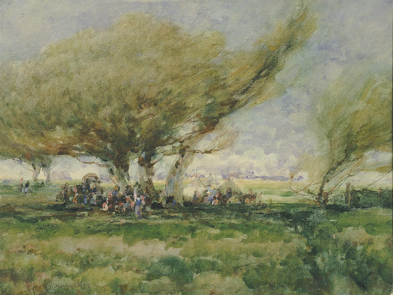 Un camp de gitans - William Henry Holmes