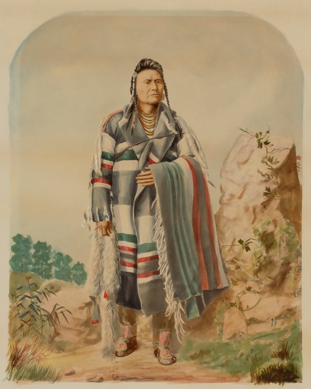 Chef Joseph des Nez Percé, vers 1880 - William Henry Holmes