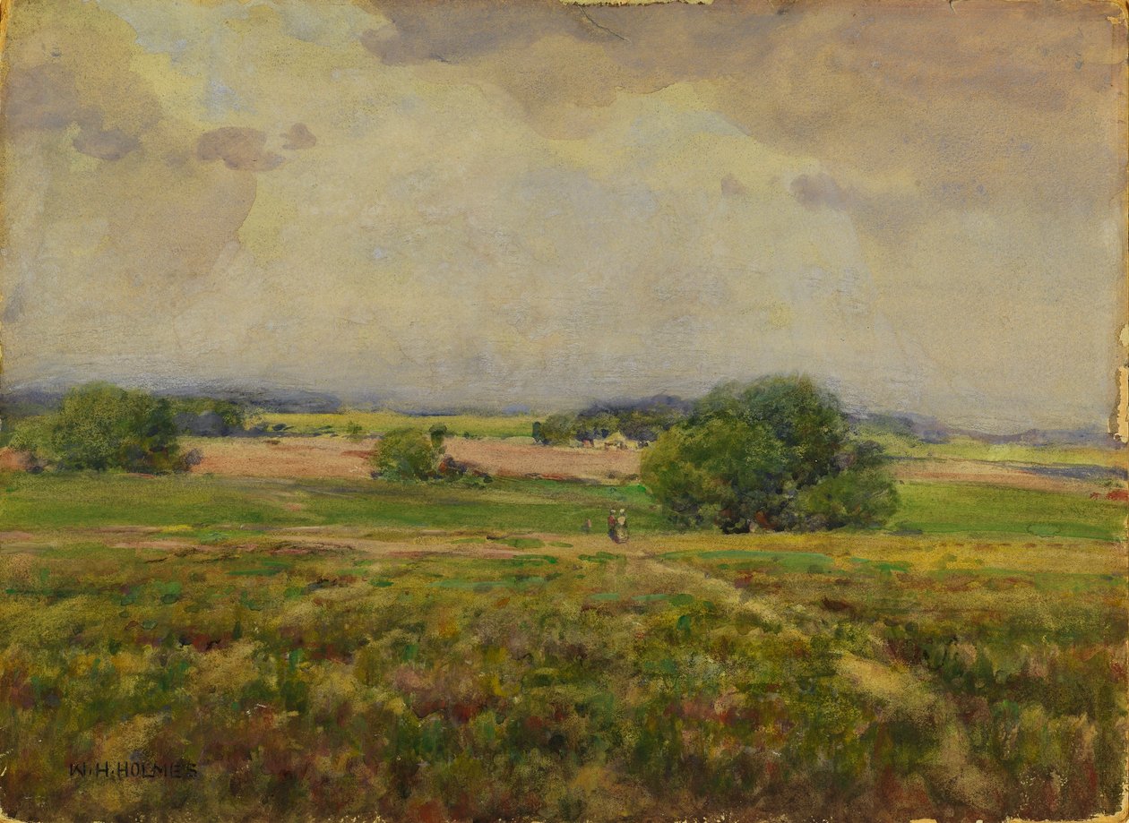 Au-dessus des champs du Maryland - William Henry Holmes