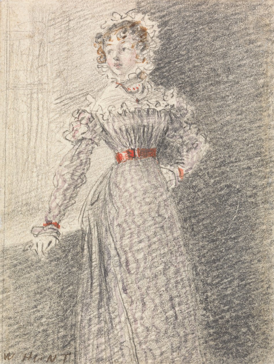 Jeune fille à la ceinture rouge - William Henry Hunt