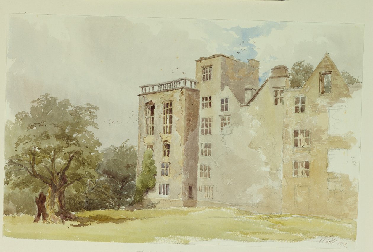 Hardwick Old Hall - William Henry Hunt