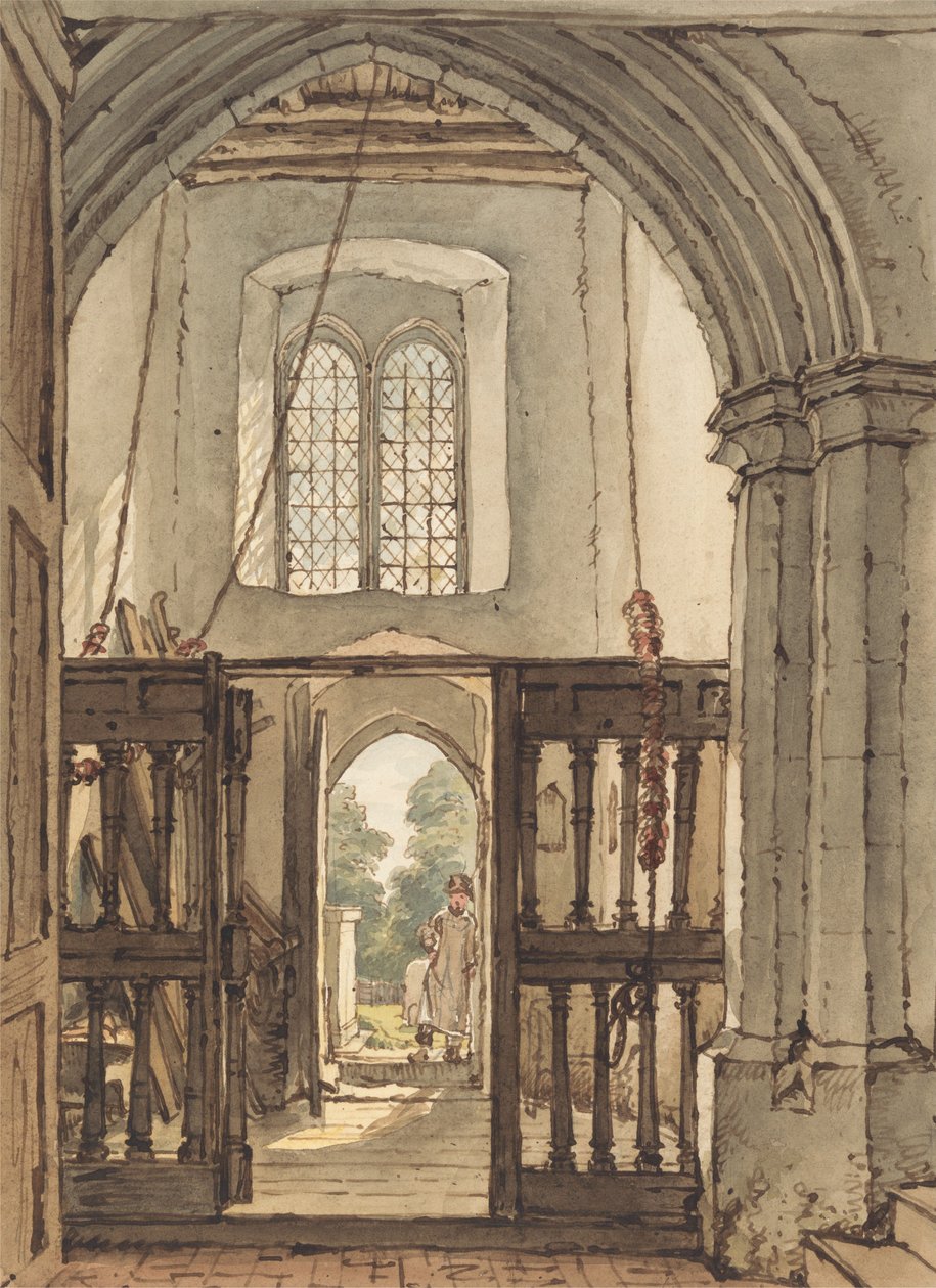 Intérieur du clocher de l