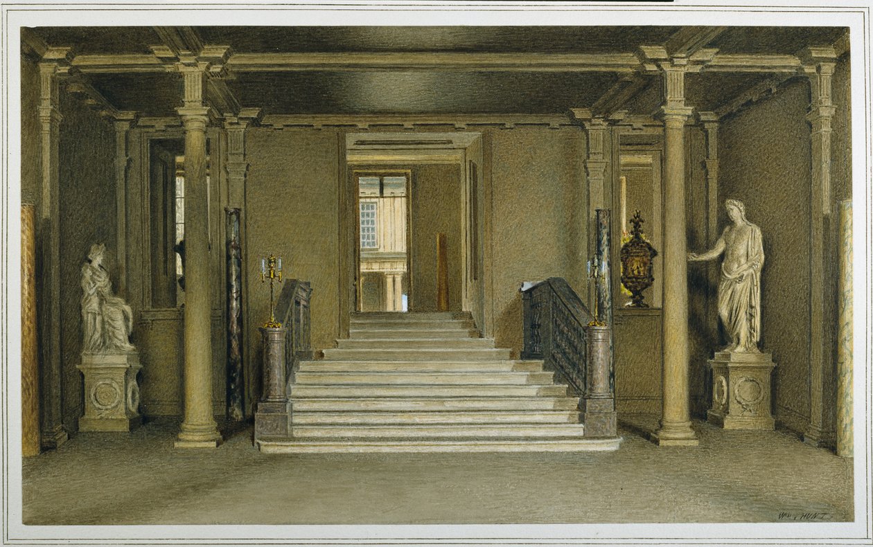 Entrée nord à Chatsworth House - William Henry Hunt