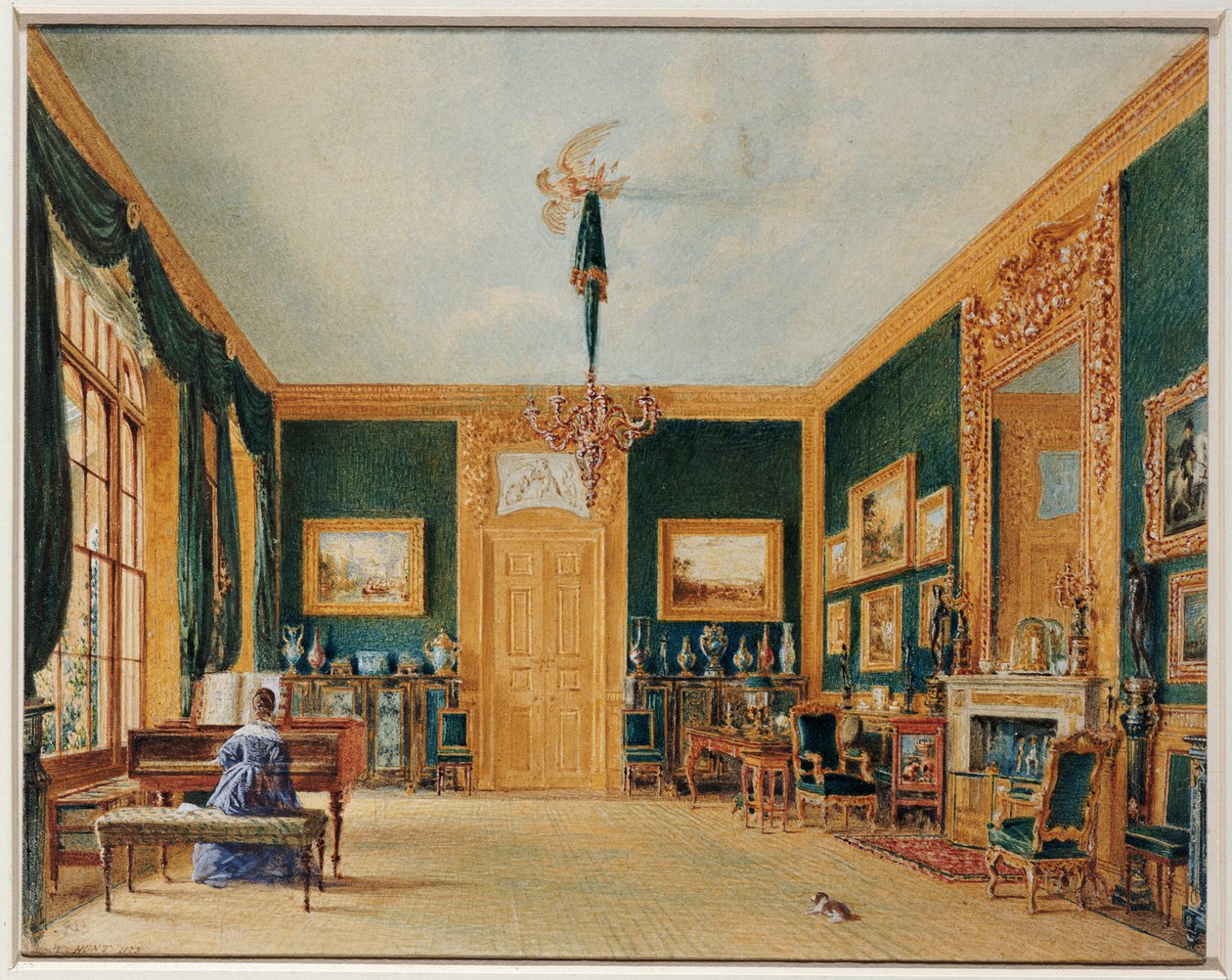 Le salon vert du comte d