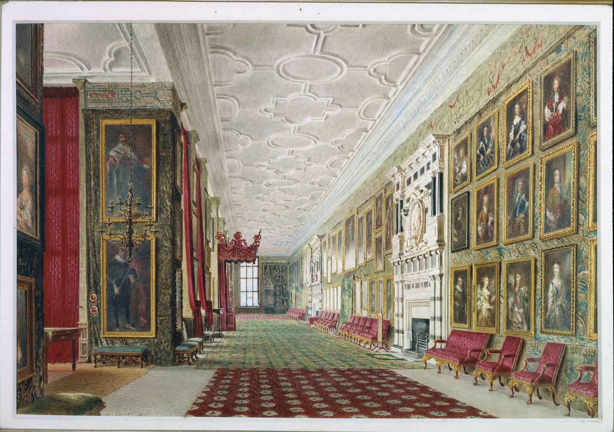 La Longue Galerie, Hardwick - William Henry Hunt