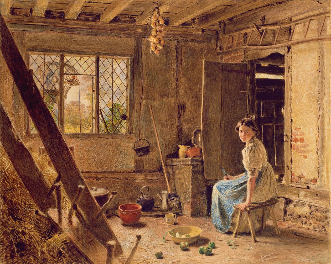 La Servante et la Pie, Intérieur d