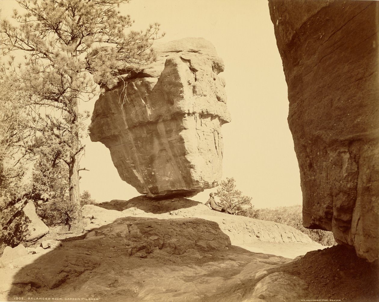 Balanced Rock, Jardin des Dieux - William Henry Jackson